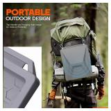 Starlink Mini Silicone Protective Cover with Adhesive Stickers, Anti-Bump & Anti-Drop for Starlink Mini Satellite Dish (Gray)