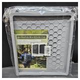 Starlink Mini Silicone Protective Cover with Adhesive Stickers, Anti-Bump & Anti-Drop for Starlink Mini Satellite Dish (Gray)