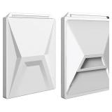 Protective Cover Compatible with Starlink Mini, Silicone Protective Case Compatible for Mini Starlink Dish Antenna Protector,Portable Full Cover Shell-White