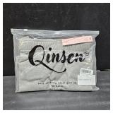 QINSEN Womens 100% Cotton Soft Casual Shorts Elastic Waist Summer Lounge Shorts with Pockets. Small