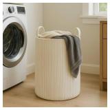PUTSKA Laundry Basket Hamper   Blanket Basket for organizing, D cor and Toys, Clothes Hamper   Perfect for Baby and Kids Room, Nursery, Bedroom, Bathroom, Living Room   XL, Cream
