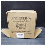 Lock Bed Sheet Holders for Corners - Bed Sheet Holder Straps Fit for All Mattress Types, Fitted Sheet Holders Keep Sheets Firm & Tight, Easy Installation Sheet Clips, Stay (4pcs, White)