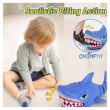 Remote Control Shark for Kids,RC Big Mouth Shark Toy Interactive Dancing Programming Electronic Chomping Action Programmable Pets with Sound for Boys and Girls Age 6, 7, 8, 9, 10 Gifts