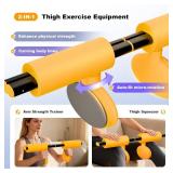 2 in 1 Inner Thigh Exercise Equipment, 34 lbs Resistance Entry Level Adductor Exerciser, Pelvic Floor Exercise Devices for Women, Home Gym Equipment Small Space