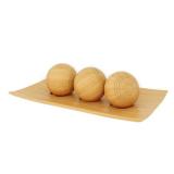 Creative Scents Harmony Decor Tray and Ball Set - Centerpiece Table Decoration - Coffee Table Decor - Dining Table Decor Centerpiece Table Decor Bowl