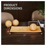 Creative Scents Harmony Decor Tray and Ball Set - Centerpiece Table Decoration - Coffee Table Decor - Dining Table Decor Centerpiece Table Decor Bowl