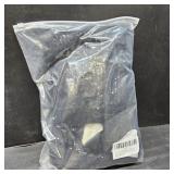 Narcia Black Sequin One-Shoulder Jumpsuit- Glamourous Belted Outfit for Party, Galas and Special Occasions. Size XL