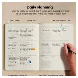 Dated, 2026 Planner, 8.5" x 11" - The Productivity Planner to Achieve Your 2026 Goals - Planner 2026-2027 by PRODUCTIVITY STORE (A4, BROWN)