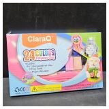 CiaraQ 24 Colors Small Block Polymer Clay Starter kit, Oven Bake Clay, CPSC Conformed Non-Toxic Molding DIY Clay, Great for Kids, Beginners