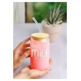 NewEleven First Christmas Gifts For Mom, New Mom   2025 Pregnancy Gifts For First Time Mother, Pregnant, Expecting Mama, Mother To Be, Mama, Mommy To Be - 16 Oz Coffee Glass