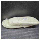 Pillow Slippers for Womens House Slides Sandals Cushioned Thick Sole Cloud Slippers Easy to Clean Quick Dry Shower Shoes Vanilla,11