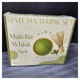 Cowcowcow Matcha Whisk Set, Complete Matcha Set with Matcha Whisk, Bowl, Sifter, Spoon, and Whisk Kit for Ceremonial Grade, Tea Gifts for Tea Lovers for Christmas, Birthday, Halloween