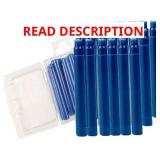 Lot of 2, Black Pen Ink Cartridge Fountain Pen Cartridges Refillable Fountain Pen Cartridge, 2.6 mm Bore Diameter (No Erasable Black)