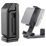 Airplane Phone Holder - 2 Pack Foldable Phone Stand, 360  Rotation Plane Cellphone Holder, Portable Smartphone Mount for Plane/Desk/Home, Airplane Travel Accessories