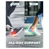 Gel Heel Pads, 2 Pack, for Achilles Tendonitis, Shoe Wedge Inserts for Plantar Fasciitis, Bone Spur, Foot Pain Relief Support, Comfort Cushion Insoles for Women/Men