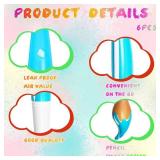 6 Pcs 41.4 Inch Giant Inflatable Paint Brush Large Blow up Paintbrushes Colored Inflatable Paintbrushes Art Paint Brushes Balloon Prop Kit for School Classroom Events and Birthday Party Decorations