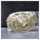 HUABOLA CALYN Mens Belt Buckle, Western Cowboy Winged Eagle Belt Buckles, Vintage Cowboy Rodeo Accessories for Men Women