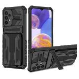 Case for Galaxy A23 4G/for Samsung A23 5G/for Galaxy M23 5G SM-A236U Wallet Case with Detachable Card Holder, Stand Rugged Shockproof Protective Phone Cover for Samsung Galaxy A23 Black