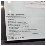 A60 open back headphones. Picture is for reference only.This product is white