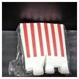 Goiio 36 Pcs Popcorn Boxes, Mini Paper Popcorn Box, Container for Movie Night Decorations, White and Red Stripes