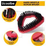 Spin Mop Scrub Brush for O-Cedar EasyWring 1 Tank System, Scrubber Brush Replacement Head with Stiff Bristle, Great for Bathroom, Kitchen, Pool, Glass and Tile Walls, No Include Mop Handle and Base