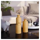 Creative Scents Harmony Vases Home Decor   Vase Set of 3   Dining Table Decor, Shelf Decorations for Living Room Decor or Kitchen D cor   Premium Quality for Holding Pampas Grass, Dried/Fresh Flowers