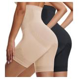 Sarin Mathews Women s Tummy Control Shapewear Shorts High Waisted Body Shaper for Thigh Slimming Underwear Girdle