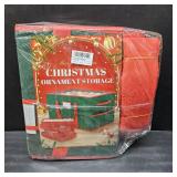 Christmas Ornament Storage Box with Dividers Fits 96 Holiday Decorations Storage Box Green Christmas Ball Storage Container Bins Large Christmas Ornament Storage Container with 4 Trays