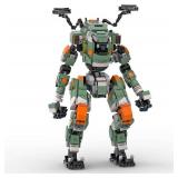 DIY Model Building Blocks Set for Vanguard-Class Titan BT-7274 Mecha 528 Pieces Bricks Toy