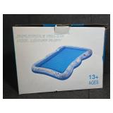 Inflatable Adult Pool Lounger Float - BAIAI Large Beach Sun Tanning Floaty Raft Sunbathing Water Lounge Floaties Tub with Drink Holder Blow Up River & Lake Suntan Floating Swimming Mattress Mat