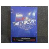 Fitted Sheet Only - 100% Egyptian Cotton 1000 Thread Count 1Pcs Fitted Sheet - Fits Mattress Upto 16" Inch Deep Pocket, Twin Size - Navy Blue