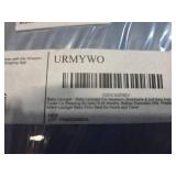 Baby Lounger - Baby Lounger for Newborn 0-24 Months, Breathable Pure Cotton Baby Nest Lounger Cover, Baby Registry Newborn Essentials Gifts, Portable Floor Tummy Time Lounger for Home & Travel