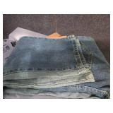 Mens Baggy Jeans Street Rock Style Fringe Frayed Edges Jeans Patchwork Wide Leg Skater Denim Pant