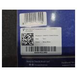 Luxury 1 Piece Fitted Sheet 100% Egyptian Cotton 1000 Thread Count - Twin Size - 18" Inch Deep Pocket, Pure Natural Cotton Sheet, Soft & Silky Sateen Weave - Navy Blue Solid