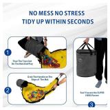 Toy Storage Organizer & Play Mat - Foldable Bin Toys Box Holds Rooms, Building Bricks Toy Storage Basket, Foldable Fabric Bag for Nursery (pink)