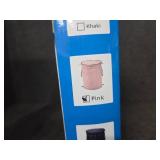 Toy Storage Organizer & Play Mat - Foldable Bin Toys Box Holds Rooms, Building Bricks Toy Storage Basket, Foldable Fabric Bag for Nursery (pink)