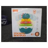 Dinosaur Tower Stacking Toy, Multicolor, Unisex, 6 Months+ Baby Stacking Toys and Sensory Toys for Babies