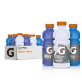Gatorade Original Thirst Quencher Fierce Variety Pack, 20 Oz, Pack Of 12