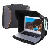 Laptop Sun Shade Laptops Sun Glare Shield Laptop Sunshade Bag for Working Outside Privacy Screen Hood Foldable Shield Cover 12-14