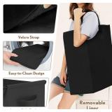 Foldable Metal Laundry Basket with Wheels, 2-Section Laundry Hamper, 37 Gallons (140L), Only 4LB, Removable Liner, Steel Frame with Handle