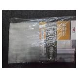 moty Luxury Waffle Fabric Shower Curtain Set with 12 Shower Curtain Rings (Our Gift!)   Heavy Duty Washable Textured Shower Curtains for Women, Men and Families Color Gray & Size 54 "W - X - L 78"