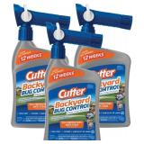 Cutter HG-61067 32 oz Backyard Bug Control Spray - Quantity 3