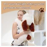 Dog Weighted Stuffed Animal 24in, Stuffed Dog Plush for Adult, Kids, Weighted Dog Stuffed Animal Plush Animal Gifts on Christmas, Birthday, Valentine