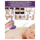 Lymphatic Drainage Massager & Anti Cellulite Massage Tool, Helps Reduce Fatigue & Cellulite for Legs & Belly Body Sculpting Machine with Microcurrent, Light, Heat& Relieve Leg Fatigue