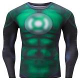 Red Plume Men s 3D Printed Compression Long Sleeve T Shirts Top Tees (Leopard, XL)