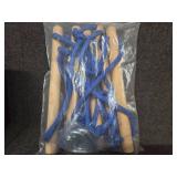 Rope Ladder for Kids, Wooden Climbing Rope Ladder with Two Hooks, Hanging Swing Set Accessories for Outdoor and Indoor Kids Climbing Game, Playground Accessories