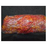 6 Pcs Artificial Hanging Fall Flowers Fake Mums for Outdoors Fall Decorations, Orange Forsythia Autumn Decor Plants, Fake Hanging Long Trailing Vines Decor for Garden Porch Yard Outdoor Decor