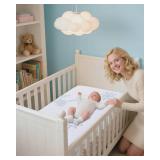 Pack and Play Mattress, 38"x26" Memory Foam Dual-Sided Pack N Play Mattress, Mini Travel Crib Mattresses for Playpen Playard with Removable and Washable Outer Cover