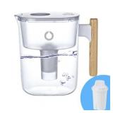 OnlyPure 120 Gallon Long-Life 10 Cup Water Filtration Pitcher, Membrane Filter, Certified for NSF Standards, 5X Life Time, Brita Compatible