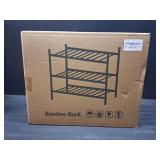 Z&L HOUSE 3-Tier Shoe Rack for Closet, Stackable Shoes Rack Organizer Free Standing Shoe Shelf for Entryway and Closet Hallway, Multifunctional Bamboo Rack in Different Combinations (3-Tier)